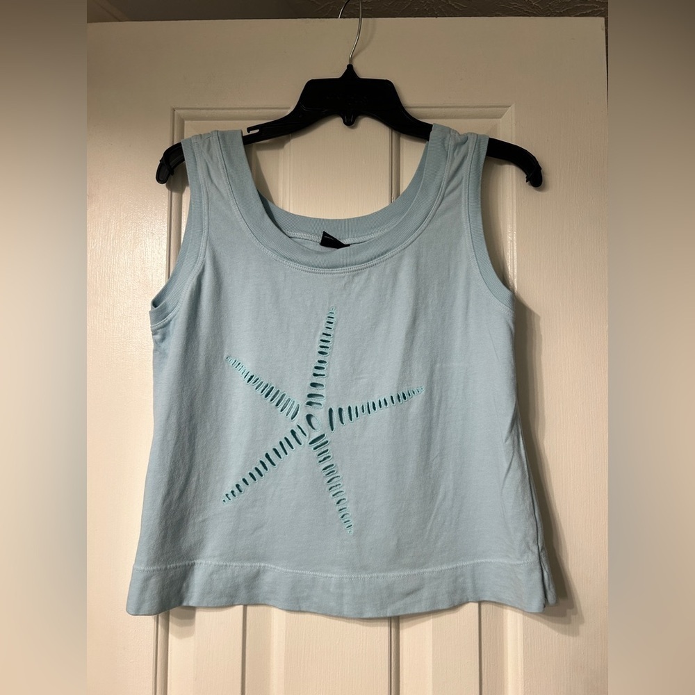 Spirit Sky Blue Starfish Tank Top